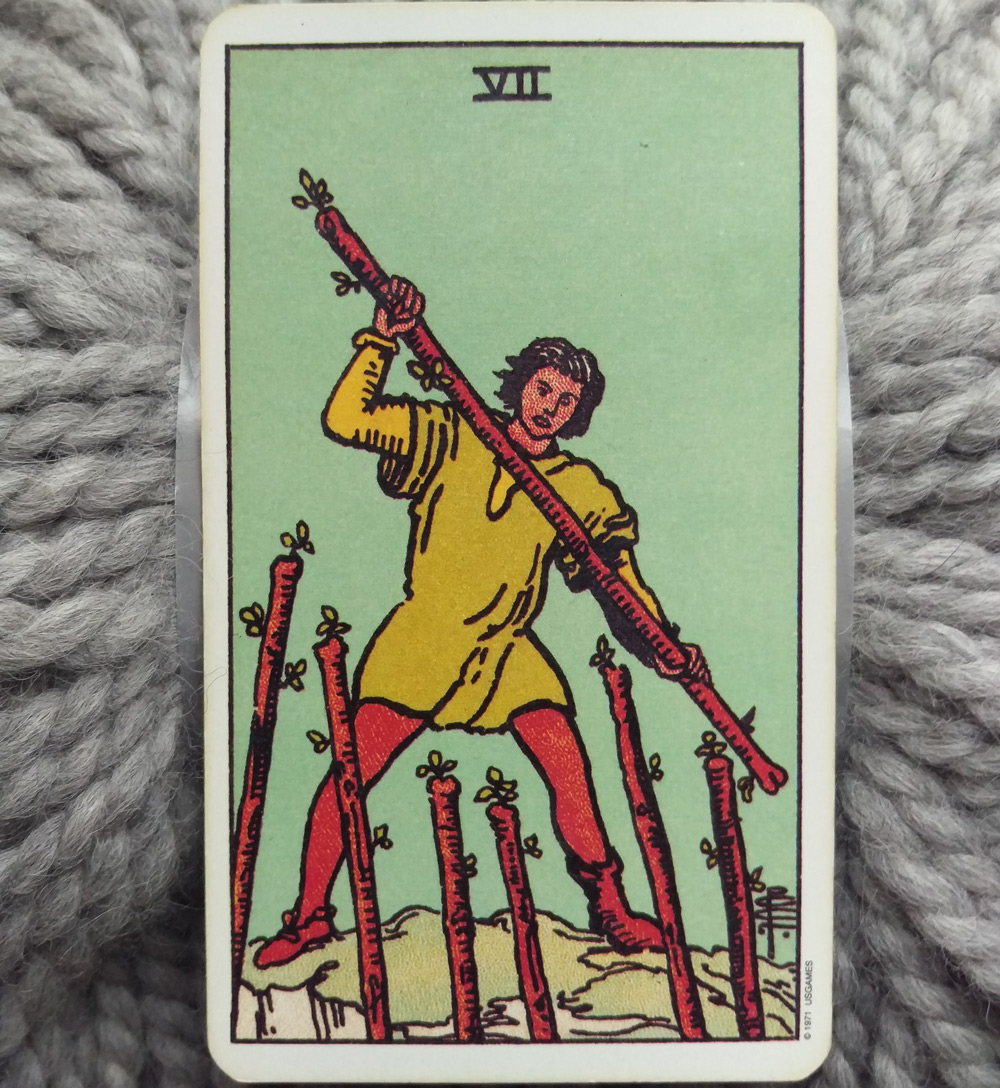 Rider Waite close up